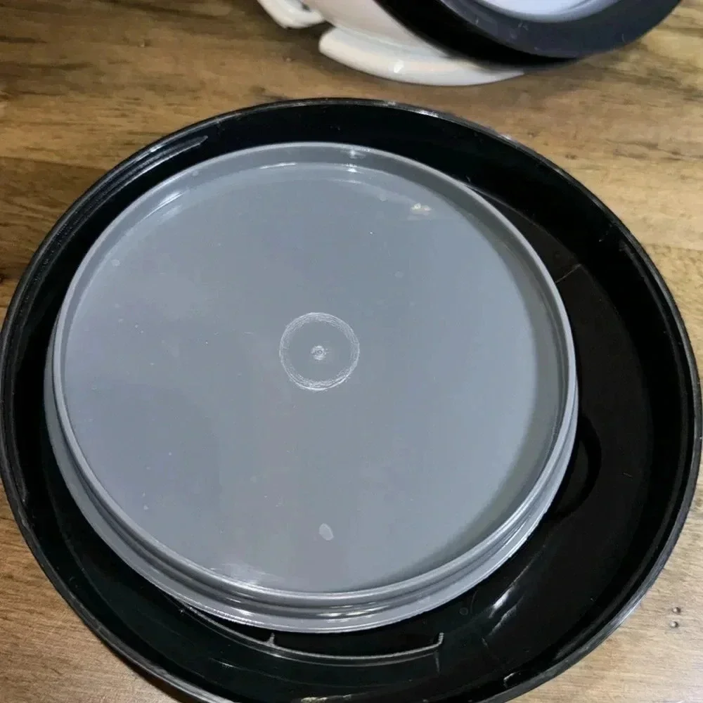 Crockpot Electric Lunch Box, Portable Food Warmer On-the-Go, 20oz Black/White